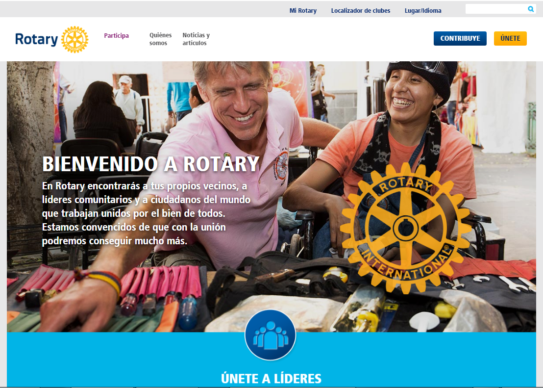 Cómo acceder a la página de Rotary – Mi Rotary