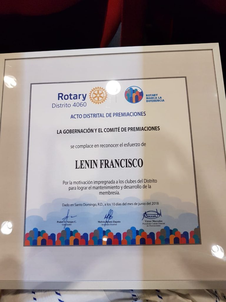 Premiaciones Distritales 17-18