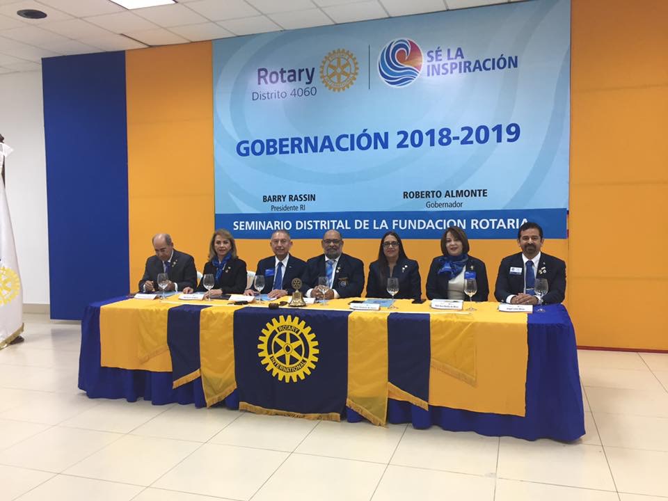 Seminario sobre La Fundación Rotaria realizado en Santiago