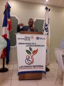 Rotary Santo Domingo Bella Vista 2018 - Palabras de Ruben Goico
