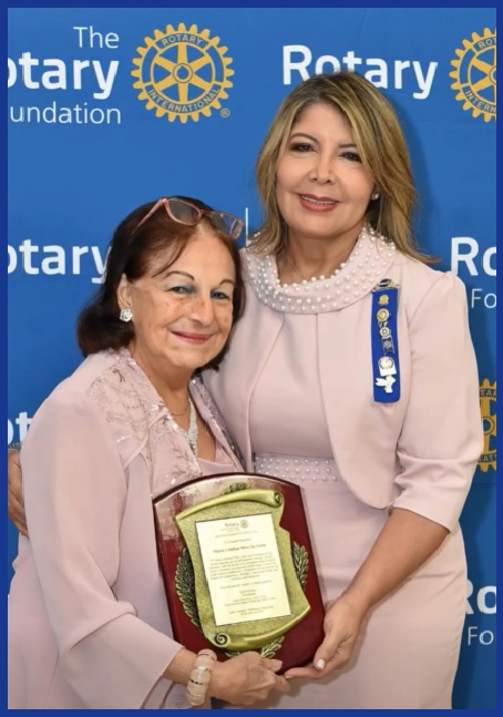 Reconocimientos por la Presidente Rita Soriano – Junio 2026, destacan a Mª Cristina Mere, Hilda García y Lenin Francisco